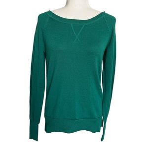 Sonoma Teal Boatneck Sweater - Size M